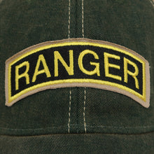 Load image into Gallery viewer, Army Ranger Tab Trucker Hat (Olive)