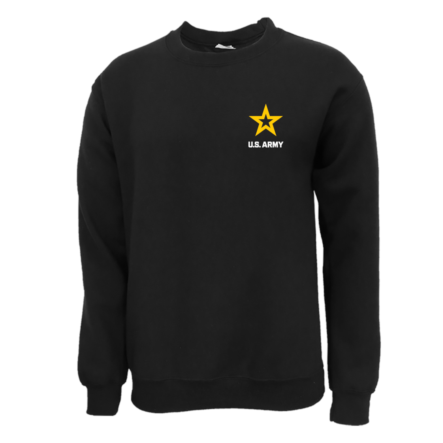 Army Star Left Chest Crewneck