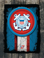 Load image into Gallery viewer, United States Coast Guard Distressed Wall Art*