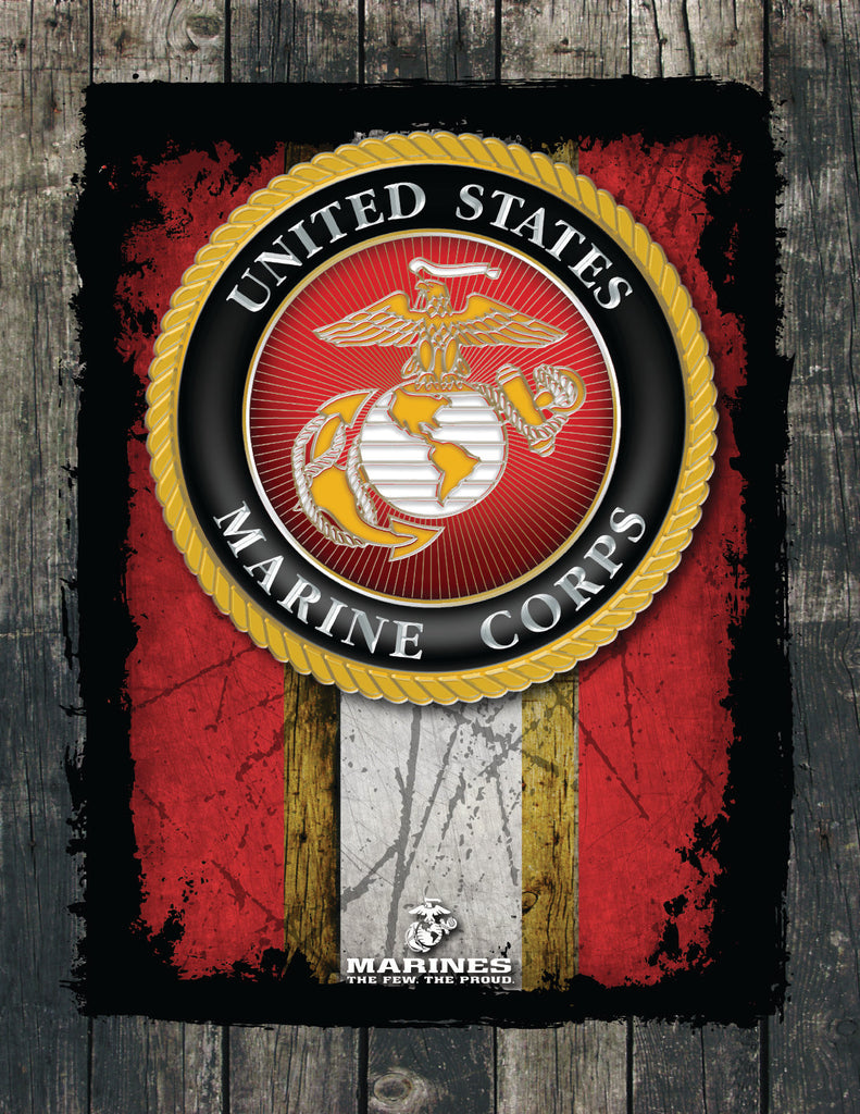 United States Marines Distressed Wall Art