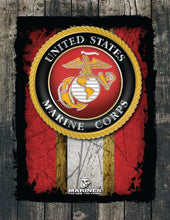 Load image into Gallery viewer, United States Marines Distressed Wall Art