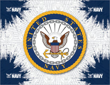 Load image into Gallery viewer, United States Navy Burst Wall Art*
