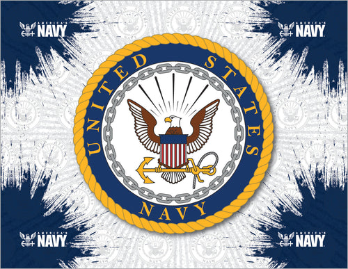 United States Navy Burst Wall Art*