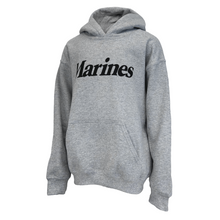 Load image into Gallery viewer, Marines Youth Logo Core Hood (Grey)