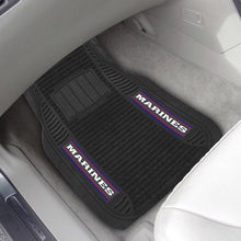Load image into Gallery viewer, U.S. Marines 2-pc Deluxe Car Mat Set