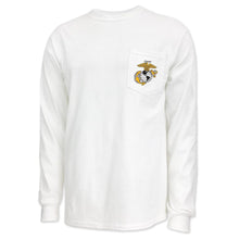 Load image into Gallery viewer, USMC EGA Logo Pocket Long Sleeve T-Shirt