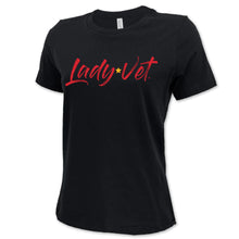 Load image into Gallery viewer, Marines Lady Vet Full Chest Logo Ladies T-Shirt