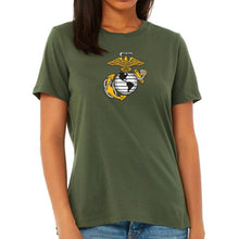 Load image into Gallery viewer, Marines Ladies EGA Logo T-Shirt