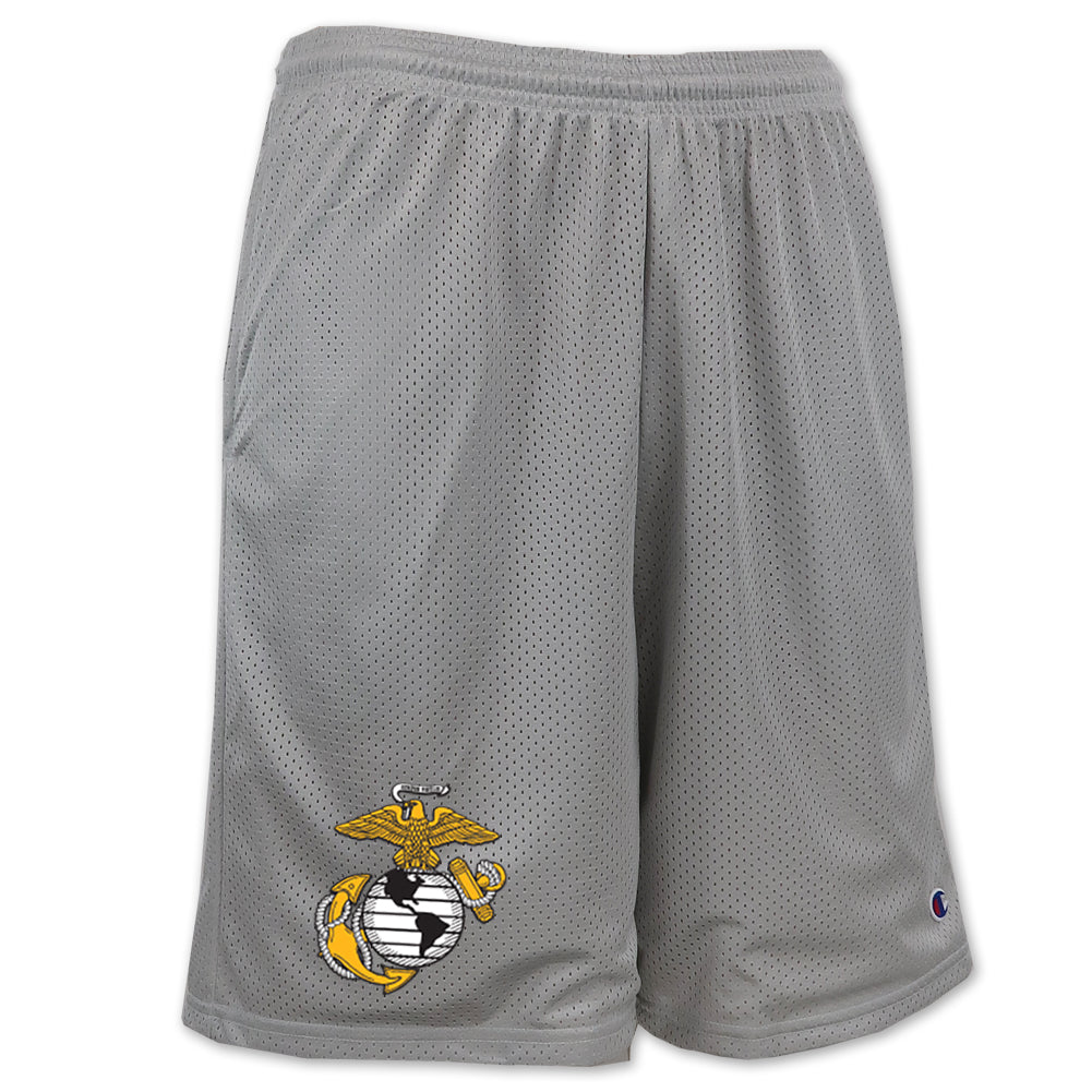 Pick Your Design Marines Mesh Shorts (Grey)
