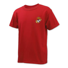 Load image into Gallery viewer, Marines Youth EGA Left Chest Logo T-Shirt