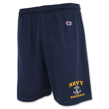 Load image into Gallery viewer, Navy Anchor Baseball Cotton Short