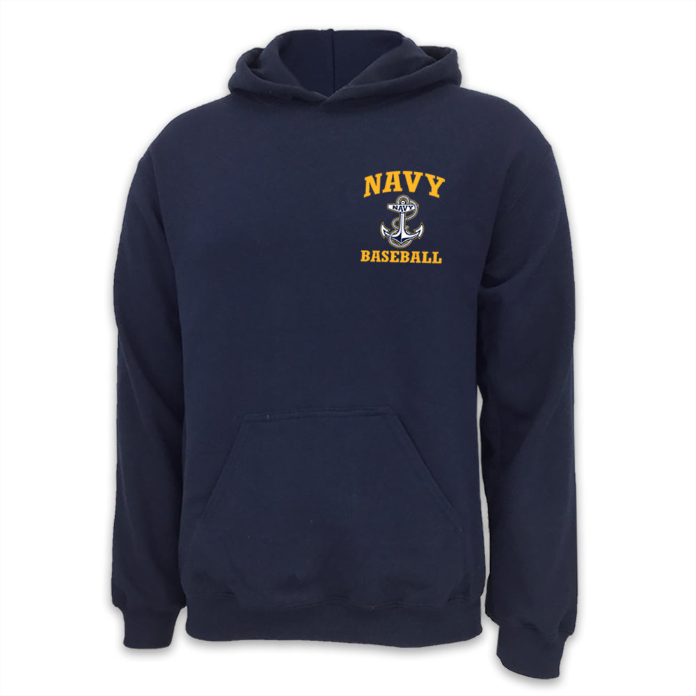Navy Anchor Baseball Hood