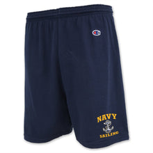 Load image into Gallery viewer, Navy Anchor Sailing Cotton Short