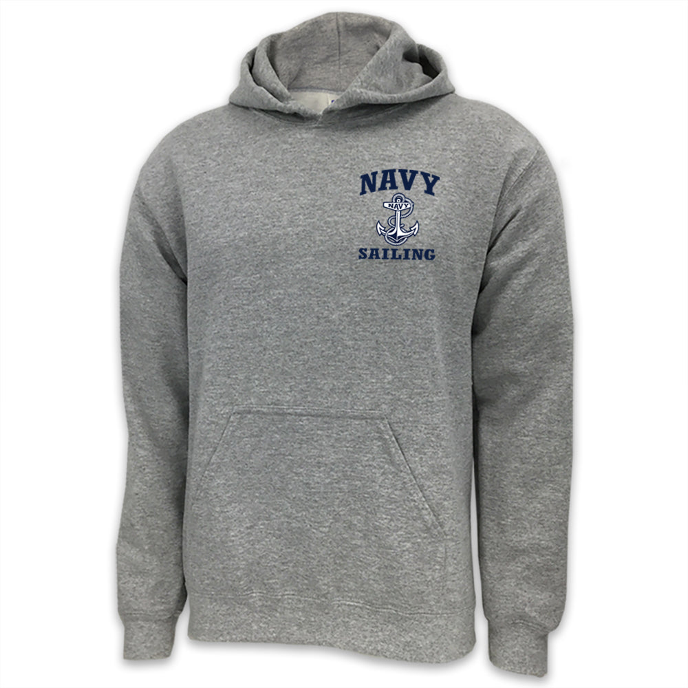 Navy Anchor Sailing Hood