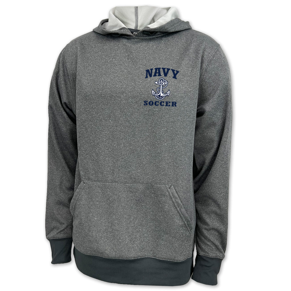 Navy Anchor Soccer Performance Hood (Grey)