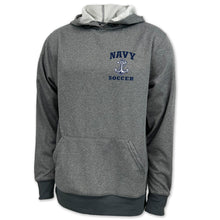 Load image into Gallery viewer, Navy Anchor Soccer Performance Hood (Grey)