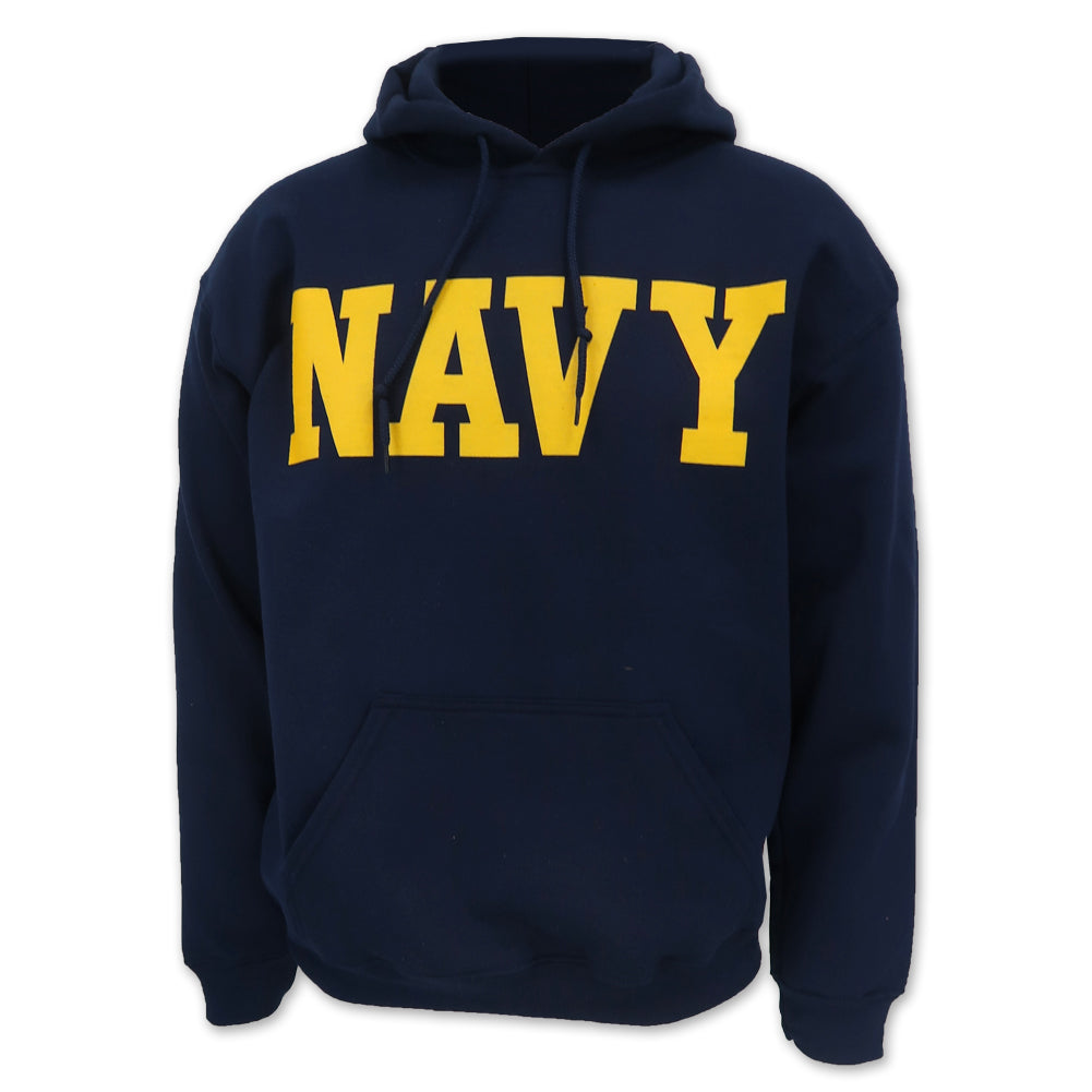 U.S. Navy Sweatshirts: Navy Core Hooded Sweatshirt in Navy