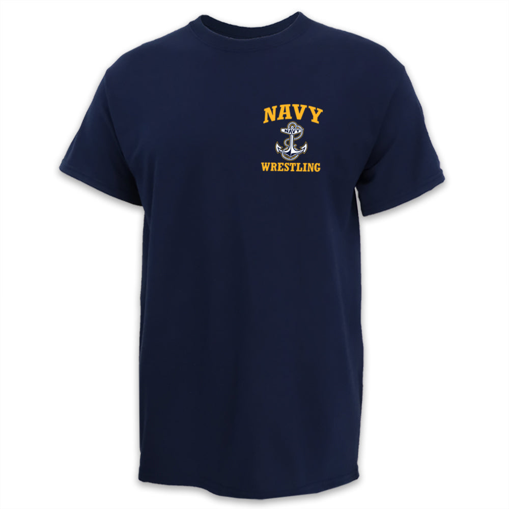 Navy Anchor Wrestling T-Shirt