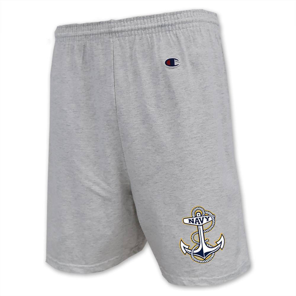 Pick Your Design Navy Cotton Shorts (Grey)