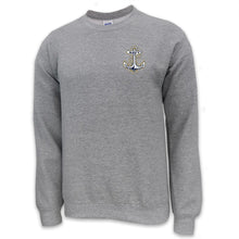 Load image into Gallery viewer, Navy Anchor Logo Crewneck