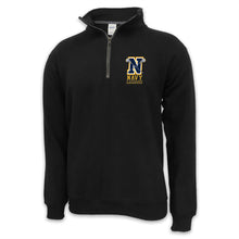 Load image into Gallery viewer, Navy Lacrosse Logo 1/4 Zip