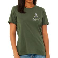 Load image into Gallery viewer, Navy Lady Vet Left Chest Logo Ladies T-Shirt