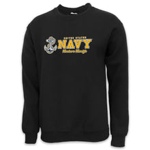 Load image into Gallery viewer, USN Anchors Aweigh Crewneck