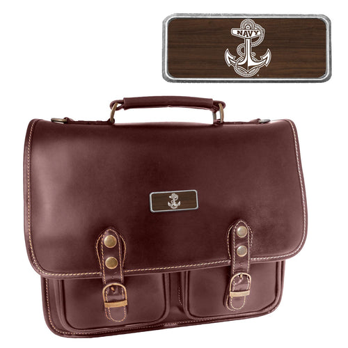 Navy Sabino Canyon Briefcase (Brown)