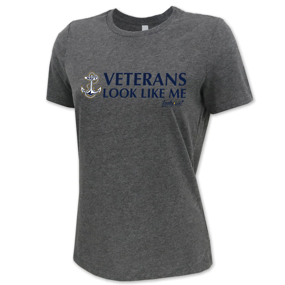 Navy Vet Looks Like Me Ladies T-Shirt