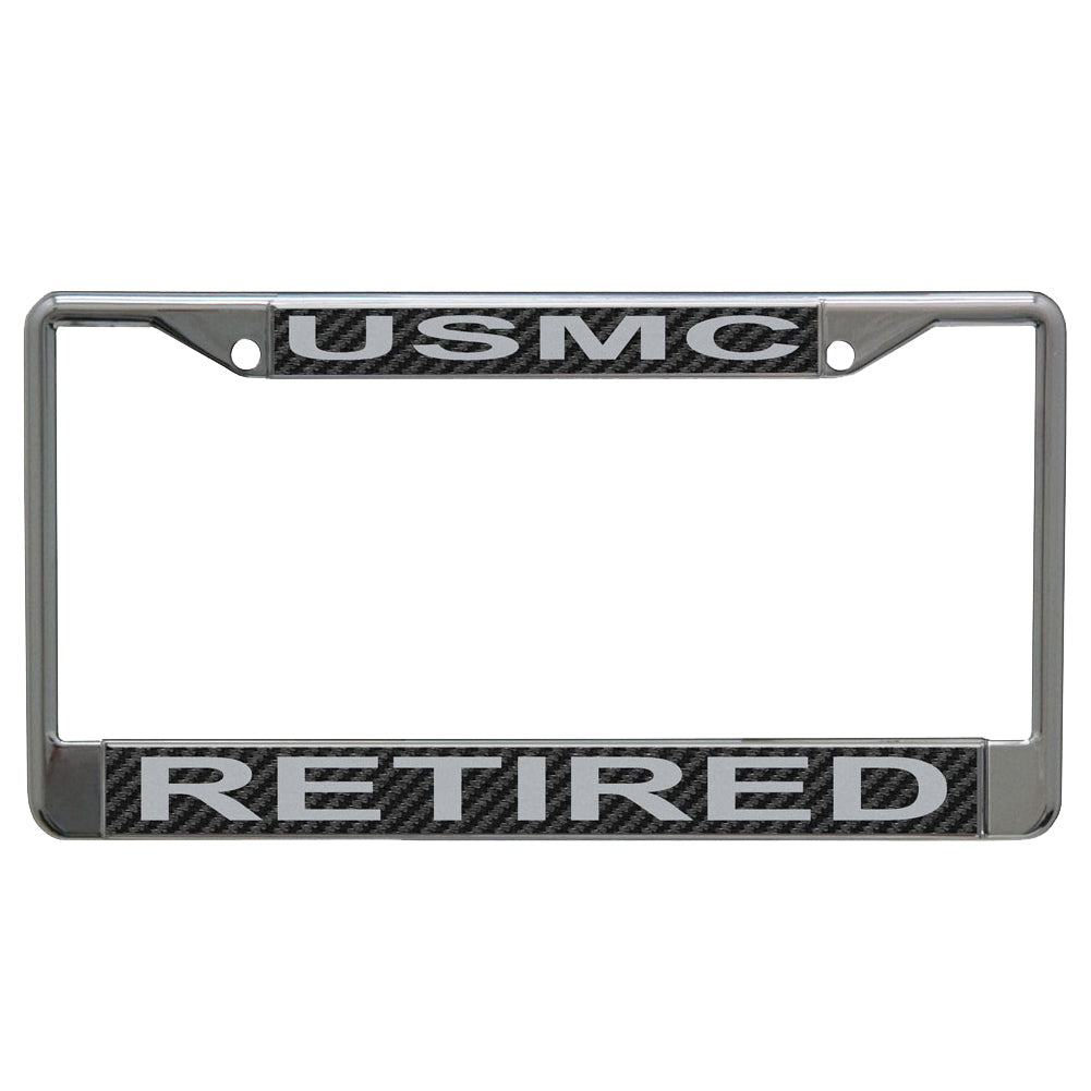USMC Retired License Plate Frame