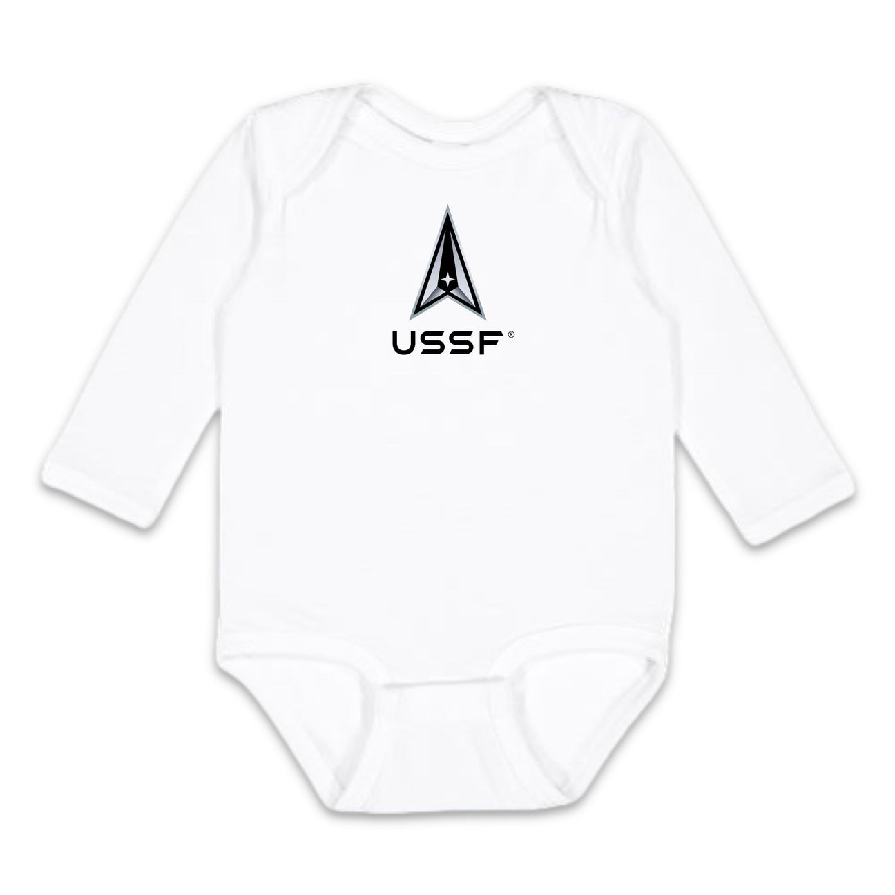 Space Force Delta Infant Long Sleeve Bodysuit