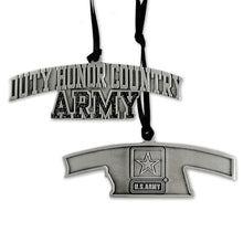 Load image into Gallery viewer, Army Duty Honor Country Pewter Ornament
