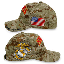 Load image into Gallery viewer, Marines EGA Veteran Digital Camo Hat