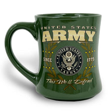 Load image into Gallery viewer, United States Army This We&#39;ll Defend Mug (OD Green)