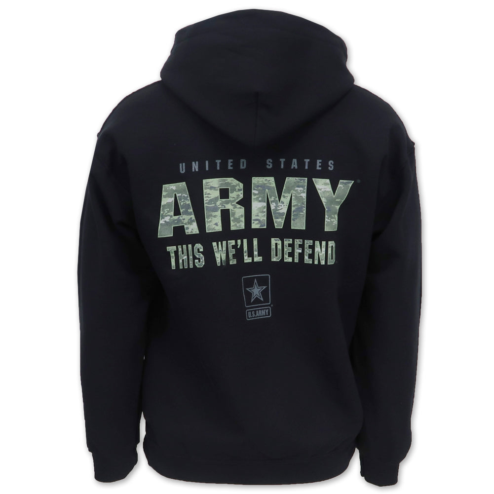 United States Army This We'll Defend Camo Hood (Black)