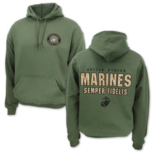 Load image into Gallery viewer, United States Marines Semper Fidelis Camo Hood (OD Green)