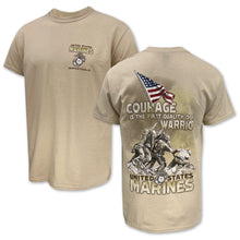 Load image into Gallery viewer, Marines Courage Warrior T-Shirt (Sand)