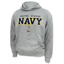 Load image into Gallery viewer, United States Navy Block Anchor Hood (Grey)