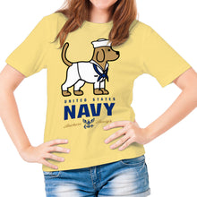 Load image into Gallery viewer, United States Navy Pup T-Shirt (Yellow)
