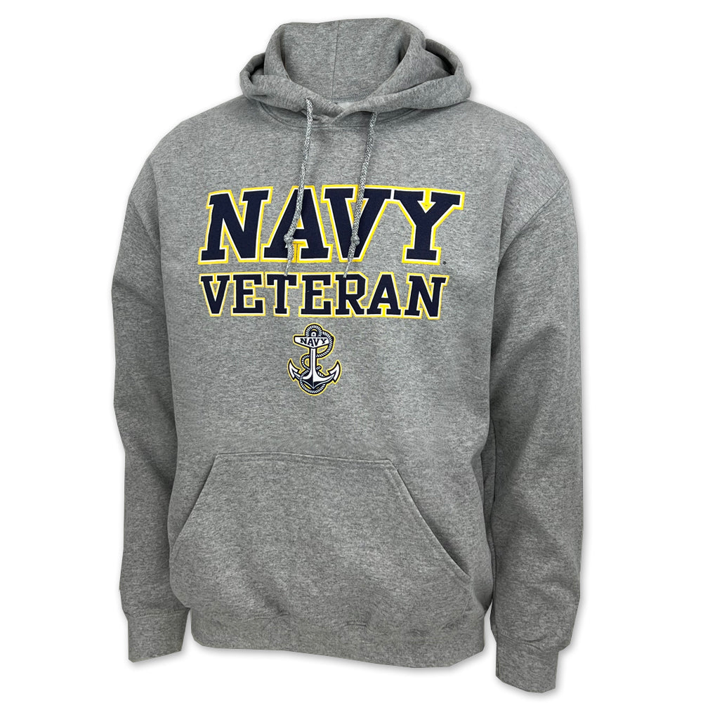 Navy Veteran Anchor Hood (Grey)