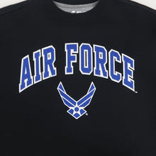 Load image into Gallery viewer, Air Force Wings Fleece Crewneck (Black)