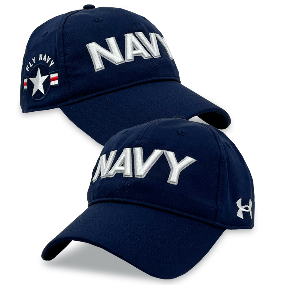 Navy Under Armour Fly Navy Adjustable Hat (Navy)