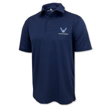 Load image into Gallery viewer, Air Force Under Armour Wings Performance Polo (Navy)