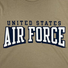 Load image into Gallery viewer, United States Air Force 3D Performance Cotton T-Shirt (Tan)