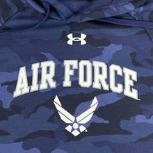 Load image into Gallery viewer, Air Force Under Armour Camo Hood (Navy)
