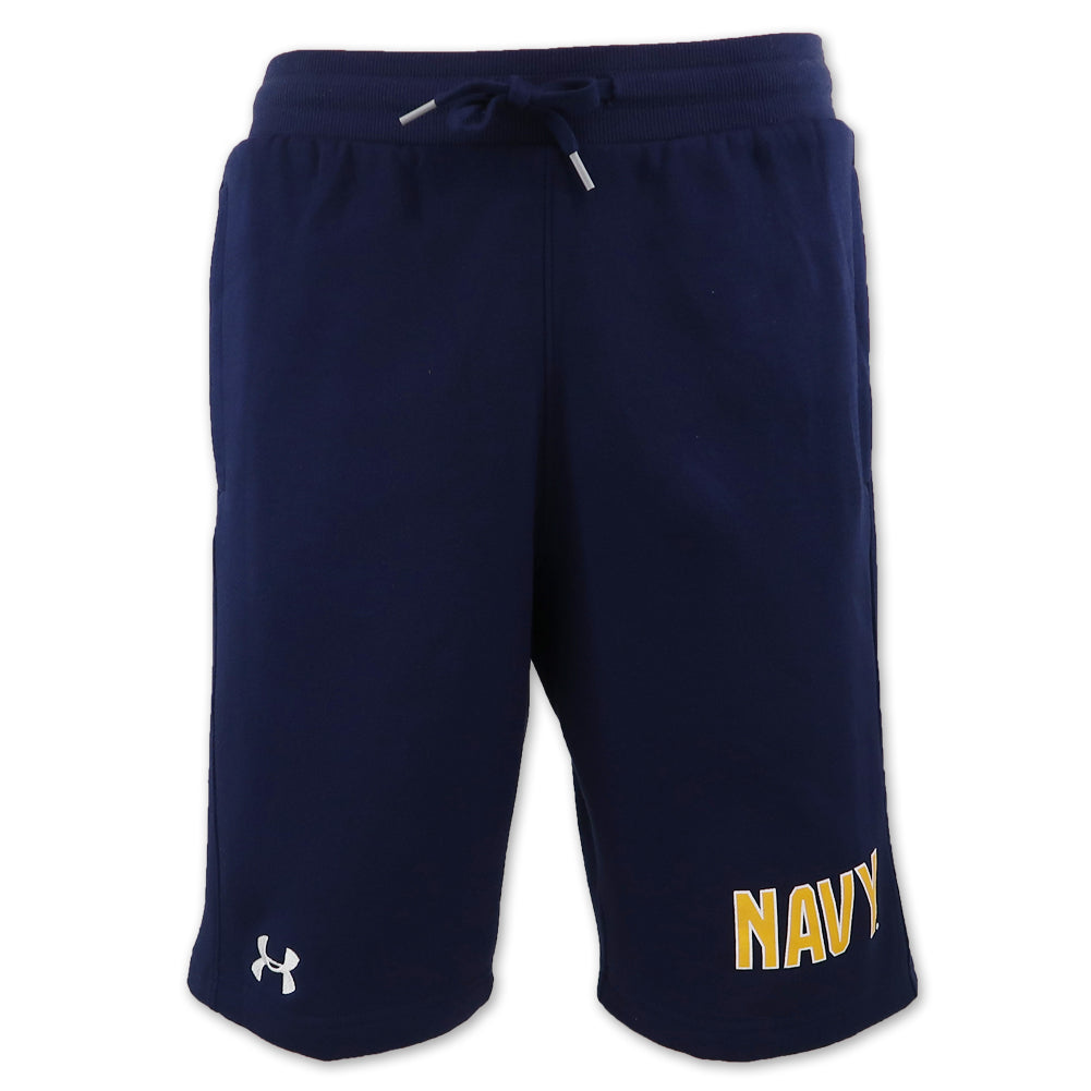 Navy Under Armour Cotton All Day Shorts (Navy)