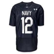Load image into Gallery viewer, Navy Under Armour 2023 Rivalry Men&#39;s Football Replica Jersey (Navy)