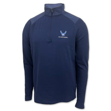 Load image into Gallery viewer, Air Force Wings Under Armour All Day Lightweight 1/4 Zip (Navy)