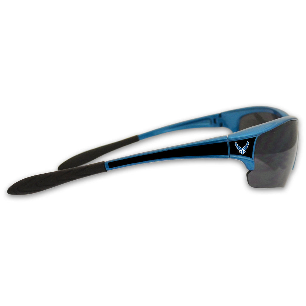 U.S. Air Force Wings Rimless Sunglasses (Blue)