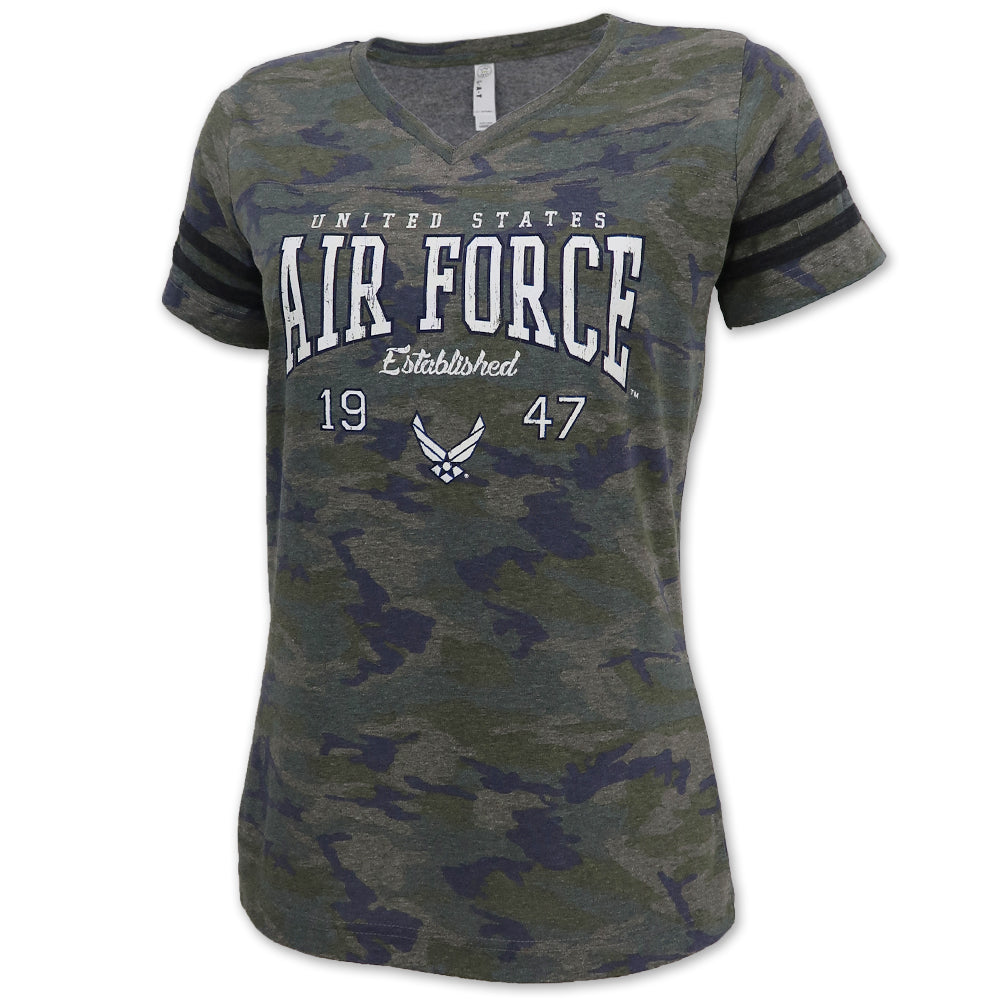 United States Air Force Ladies Camo T-Shirt